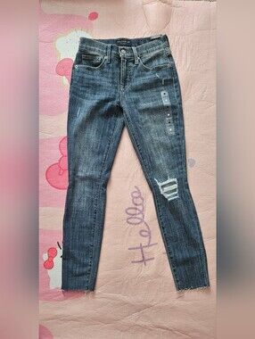 new lucky brand mid rise ankle skinny 0/25A
